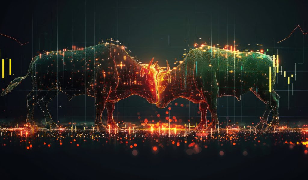 3d-rendering-financial-neon-bull 3d-rendering-financial-neon-bull